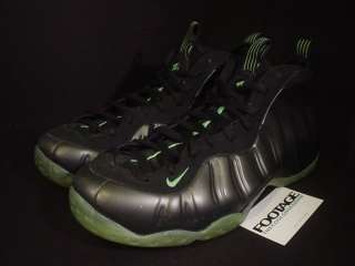 2011 Nike Air Foamposite ONE 1 PENNY BLACK NEO NEON ELECTRIC GREEN 