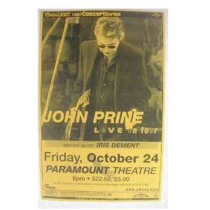 John Prine Handbill Poster October 24:  Home & Kitchen