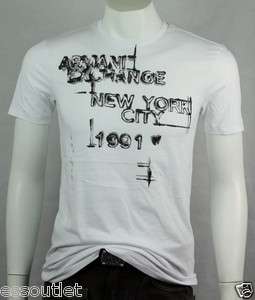 Armani Exchange AX Graghic Logo Crew Tee Shirt/Top  