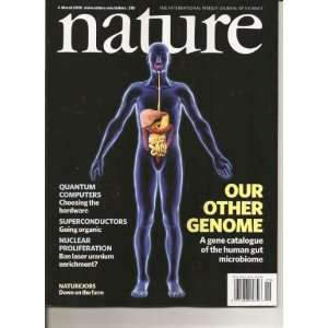   catalogue of the human gut microbiome, March 4 2010) Various Books