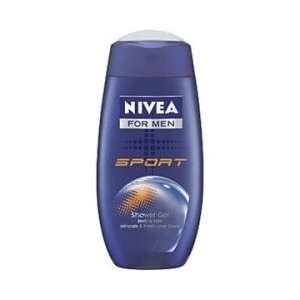  NIVEA For Men Sport Shower Gel 2 in 1 Body and Hair 250ml 