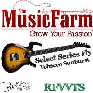  Parker Fly Select Series Electric Guitar Tobacco Sunburst 