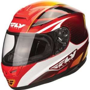  Fly Racing Paradigm Helmet   Medium/Red/Yellow Automotive