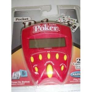 Pocket Poker Handheld Game: Toys & Games