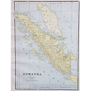  Peoples Map of Sumatra (1887)
