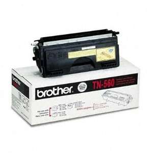 Brother Tn560 High Yield Toner 6500 Page Yield Black Optimal Printing 