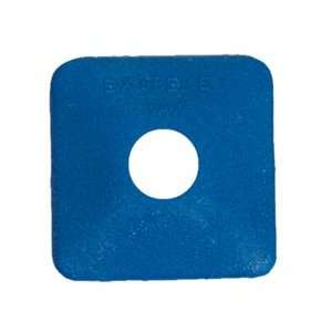    Square Plastic Snowmobile Stud Backers   48 Pack   Blue Automotive