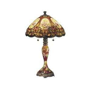  Dale Tiffany Scoville 2 Light Table Lamp TT101164: Home 