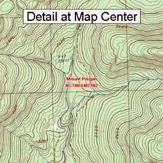 USGS Topographic Quadrangle Map   Mount Pisgah, New Hampshire (Folded 