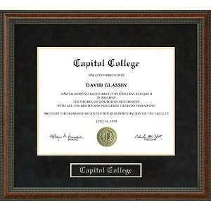  Capitol College Diploma Frame