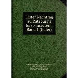  Julius Theodor Christian, 1801 1871. Forst insecten Ratzeburg Books