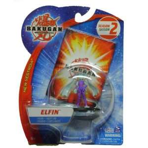  Elfin Bakugan 2 Figure with Stand and Ability Card Toys 