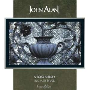  2010 John Alan Paso Robles Viognier 750ml: Grocery 