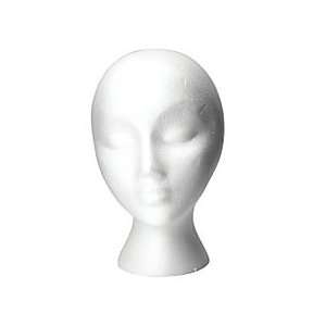  Foam Bald Mannequin Head   3 Piece Beauty