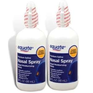  Equate Premium Saline Nasal Spray (2 Pack) Health 