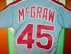 Tug McGraw Son Philadelphia Phillies Bat Boy Jersey #45  