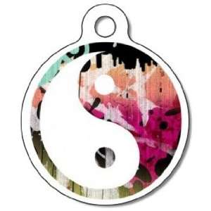  Colorful Yin Yang Pet ID Tag for Dogs and Cats   Dog Tag Art 
