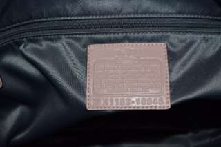   18643 Madison Lindsey Gathered Leather Tuberose Pink Satchel Bag Purse