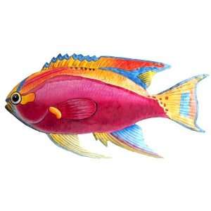   Tropical Fish Wall Decor   Handcrafted Tropical Design: Home & Kitchen