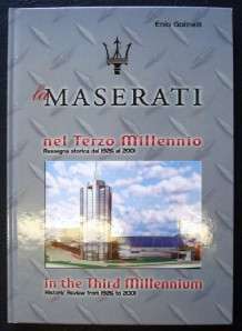 MASERATI IN THE THIRD MILLENIUM 1926   2001 REVIEW BOOK  