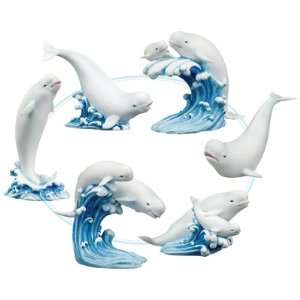  Beluga Whale Figurines