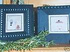 HP NEEDLEPOINT CANVAS BIRDIE SNOWMAN EWE EYE  