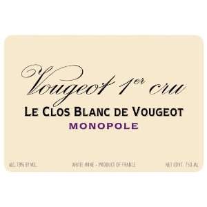   Vougeot Premier Cru Le Clos Blanc de Vougeot 2009 Grocery & Gourmet