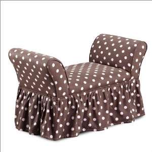   World Polka Dots Skirted Bench in Kelso & Maggie Furniture & Decor