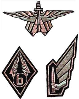 Starship Troopers Movie Patch Set of 3  UNUSED  