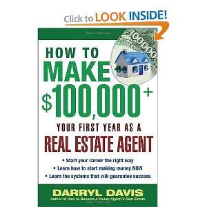   First Year as a Real Estate Agent [Paperback] Darryl Davis Books
