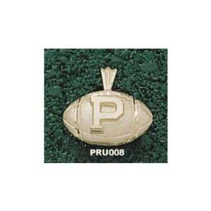  Princeton Tigers Solid 10K Gold Polished P Football 