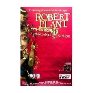 ROBERT PLANT European Tour 2005   French Music Poster:  
