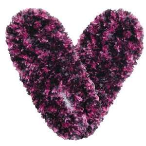  Fuchsia Black   Fuzzy Footies   Slippers Foot Coverings 
