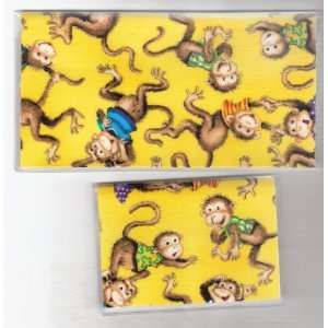    Checkbook Cover Debit Set Barrel of Monkeys 