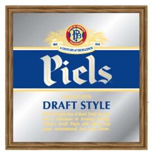    Brand Officially Licensed Piels Beer Bar Mirror: Home & Kitchen