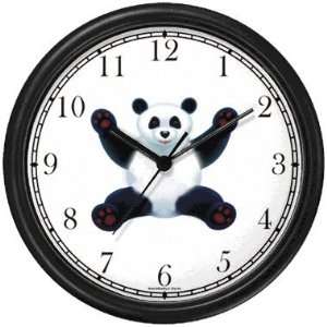 Giant Panda Bear   JP Animal Wall Clock by WatchBuddy Timepieces