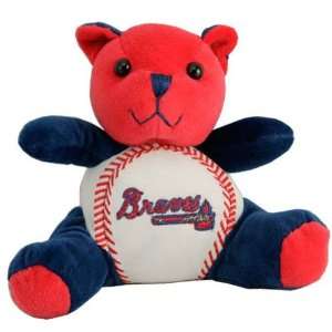    Atlanta Braves Plush Cheering Baseball Bear: Sports & Outdoors