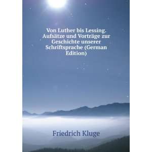   (German Edition) Friedrich Kluge 9785876662095  Books