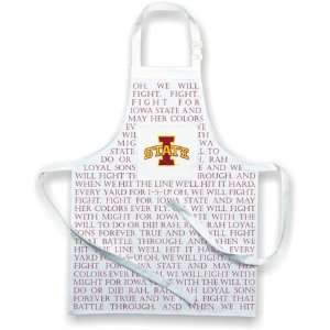  Iowa State Cyclones NCAA Fight Song Apron: Sports 