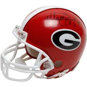   Bulldogs #7 Matthew Stafford Autographed Miniature Replica Helmet