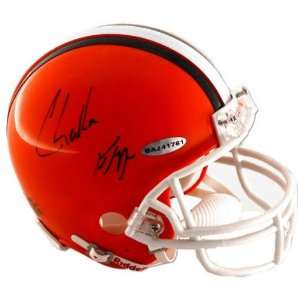  Charlie Frye Cleveland Browns Autographed Mini Helmet 