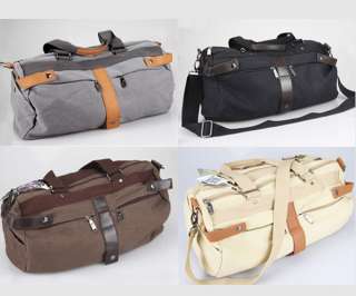  Mens Canvas Handbag Totes Removable Strap Shoulder Bag Travel Bag 