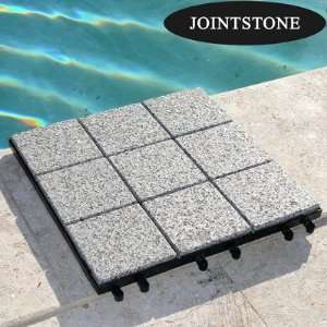  Interlocking Granite Deck and Flooring Tiles (Set of 6 Tiles 
