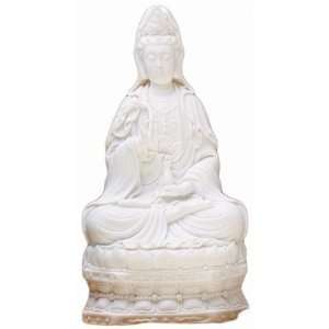  12 Kwan Yin Statue in White: Home & Kitchen