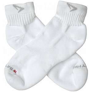  Drymax Mens Quarter Low Cut Golf Socks White/Grey Large 
