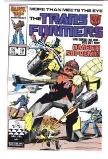 TRANSFORMERS #19 Omega Supreme Cybertron Megatron 9.4  