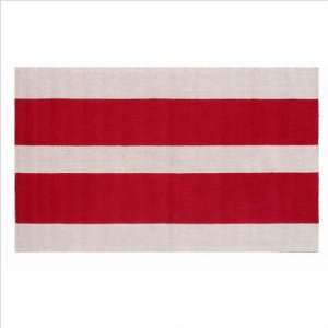   Zephyr Red / Cream Contemporary Rug Size: 8 x 10 Home & Kitchen