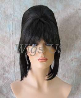NEW Black Avante Garde BEEHIVE drag wig  