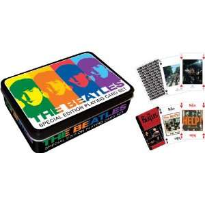  Beatles Colors Playing Card Tin Set Toys & Games