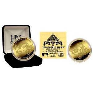   vs Tampa Bay Rays 2008 World Series 24KT Gold Commemorative Coin